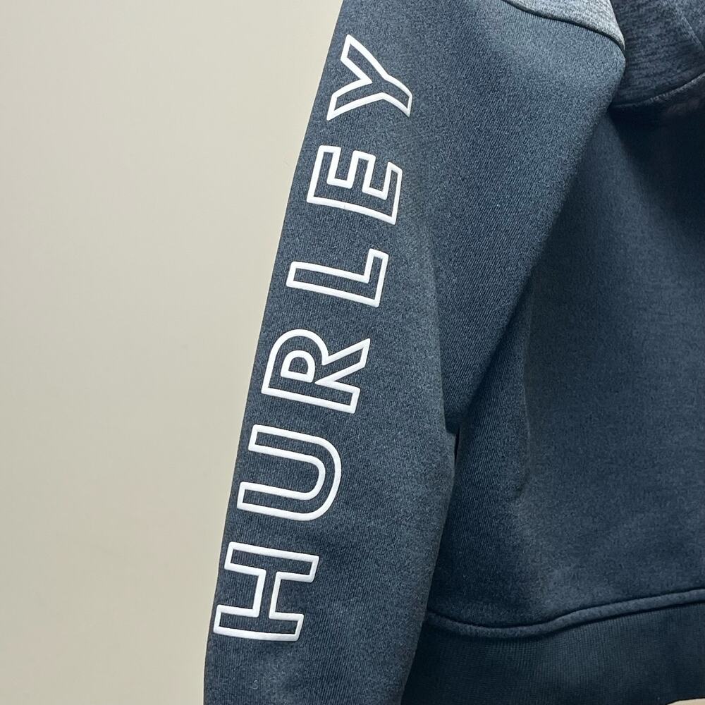 Hurley Kids Nike Dri-fit Solar Colorblock Full Zip Hoodie Size 7 - Picture 7 of 8